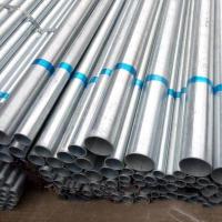Quality BS 1387 Galvanized Steel Pipe 40-60g/M2 ERW Steel Tube for sale