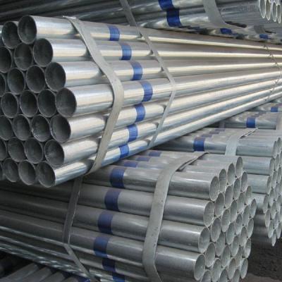 Chine BS 1387 ASTM A53 Pipe en acier galvanisé Gi Pipe échafaudage Zinc 40 à 600 g/m2 à vendre