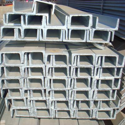 China Carbon Steel Metal Channels U Channel Q235B Q345b Hot Rolled 3 Inch for sale