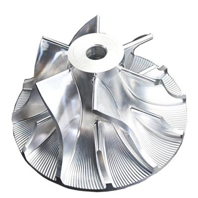 China precisão de alumínio feita sob encomenda 0.005mm ISO9001 2008 de 6063 5 peças do CNC do impulsor das peças do CNC da linha central à venda