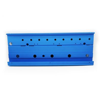 China Speaker Box Custom Fabrication Aluminum CNC Parts With Blue Anodizing Service for sale