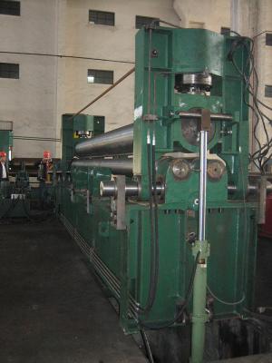 China Máquina de dobra hidráulica de aço inoxidável da placa de três rolos da máquina de dobra da folha dos Ss à venda