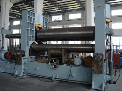 China 50m m tres balanceo hidráulico del cono del perfil de la dobladora de la placa del CNC del NC de 3 rollos en venta