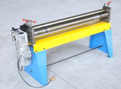 China Slip CNC Rolling Machine Small Sheet Metal Cone 3 Roller Plate Bending Machine for sale