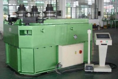 China Doblador hidráulico horizontal de la hoja de Rolls de la prensa de batir tres del CNC del tubo del perfil de la sección en venta