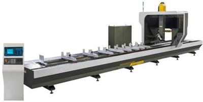 China Perfuração de alumínio do Cnc do PVC do perfil da máquina de corte do CNC de 4 linhas centrais e máquina de batida à venda