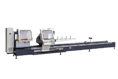 China CNC Automatic Aluminum Door and window Double Head Sawing Machine for any angles cutting for sale