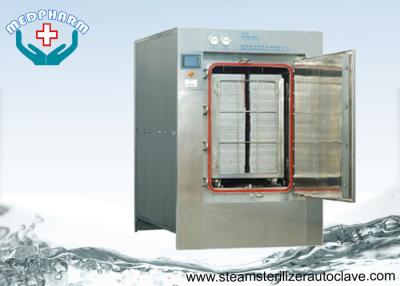 China Automatic Hinge Door Medical Waste Autoclave Steam Sterilizer With Touch Screen PLC System for sale