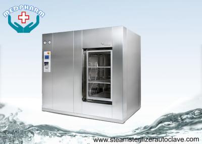 China Over Temperature Protection Hospital Steam Sterilizer With Automatic Loading And Unloading System for sale