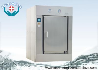 China Compact Double Door Hospital Steam Sterilizer With User Friendly Muti level Passport Control Panel for sale