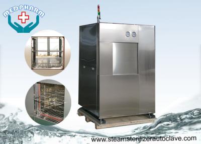 China Double Sliding Doors Pharmaceutical Autoclave With Built In Printer And Micro Computer for sale