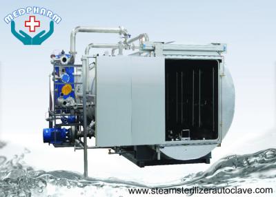 China Autoclave farmacêutica Superheated do pulverizador de água da porta deslizante para a solução da infusão à venda