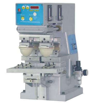 China Tabletop 1 Color Pad Printing Machine with Double Head for sale