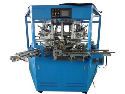 China 3 Colors LED Rotary Fully Automatic Screen Printing Machine for sale