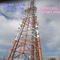 3 Leg Tubular Custom Height 20-100m Steel Communication Tower For ...