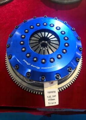China Triple Disc Clutch Plate Fit Toyota 1JZ 24T 215mm Friction Plate for sale