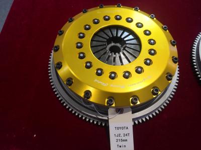 China Twin Disc Racing Clutch Kits Fit Toyota 1JZ 24T 215mm Friction Plate for sale