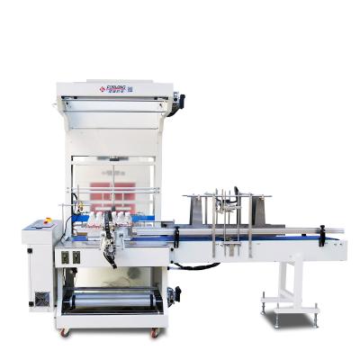 China FL-6040AF+BSE-5040A Medical Full Automatic Beverage Beer And Drugs Sleeve Wrapping And Shrink Packing Machine / Packaging Machine for sale