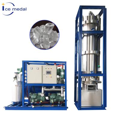 中国 Icemedal 30tonの管の製氷機の自動氷の管機械棒食用の氷の管 販売のため
