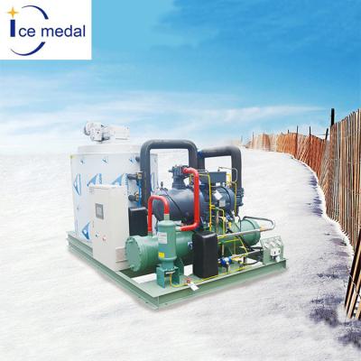 China Standard 380V 5 Ton Flake Ice Machine Energy Saving Edible Ice Machine for sale