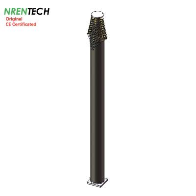 China 25m locking pneumatic telescopic mast 150kg payloads-NR-4.4-25-150L-10S-98-316 for sale