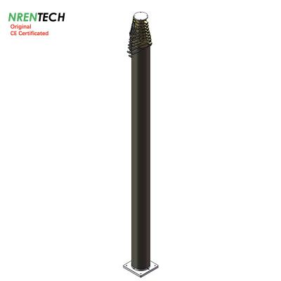 China 30m telescoping antenna pole 300kg payloads-5.5m closed height-for antenna-heavy duty payloads pneumatic mast à venda