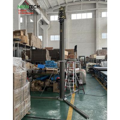 China 15 m mastro telescópico pneumático trancável 30 kg cargas úteis 2,8 m altura fechada mastro de antena telescópico pneumático à venda