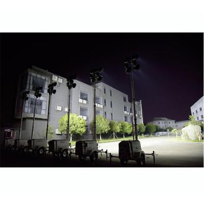 China Generator set mobile light tower 4x400W metal halide lamps for sale