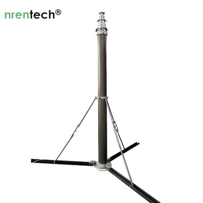 China 15m non-lockable pneumatic telescopic mast-30kg payloads/ light duty payloads telescopic mast/ antenna telescopic mast for sale