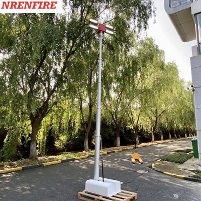 China as lâmpadas do diodo emissor de luz 4x120W montaram o mastro telescópico pneumático da luz 4.5m do mastro do telhado, torre clara do mastro da montagem do telhado do veículo à venda
