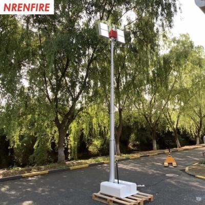 China pneumatic telescopic mast light tower-roof top mounted-foldable-LED flood lights-4.2m for sale
