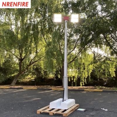 China fire tender roof top mounted pneumatic telescopic mast light-4.2m height-480W LED for sale