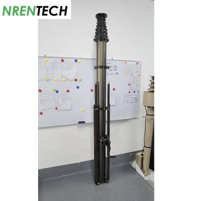 China 15m Manual Crank Up Telescopic Mast 10kg payloads-Aluminum Materials for sale