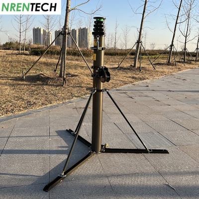 China palo telescópico de aluminio NR-M1700-6000 de la operación manual de los 6m que se resume el palo, palo de la antena, palo del CCTV en venta