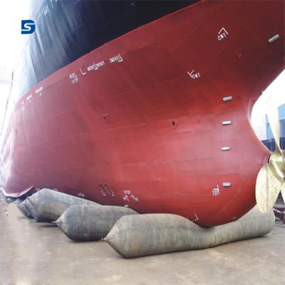 China ABS CCS Certified Ship Launching Airbags Marine Inflatable Rubber Airbag for sale