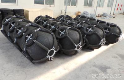 China ISO17357 Submarine Fender Boat Pneumatic Rubber Fenders Hot Dip Galvanizing Accessories for sale