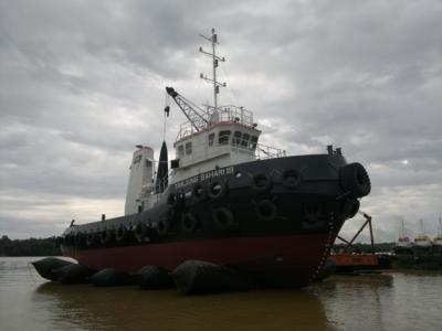 China 5 Layers Ship Launching Airbags Docking Natural Rubber Marine Salvage Airbags for sale