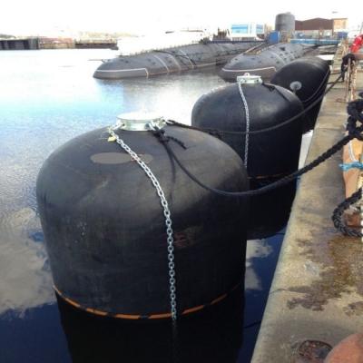 China Navy 50kpa Submarine Fender Hydro Pneumatic Rubber Fenders Customized Sizes for sale