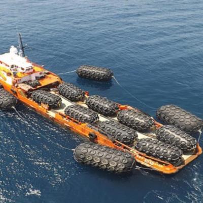 Chine Amortisseurs pneumatiques en caoutchouc de DST pour le pneu Marine Dock Fender nette de camion de bateaux à vendre
