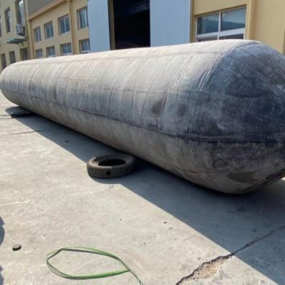 China Infle el cordón de lanzamiento del nilón del transporte del saco hinchable del barco acoda los airbagues de mudanza en venta