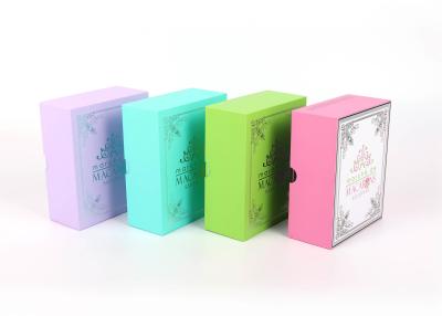 China Logo Small Paper Jewelry Boxes feito sob encomenda CMYK reciclado cartão à venda