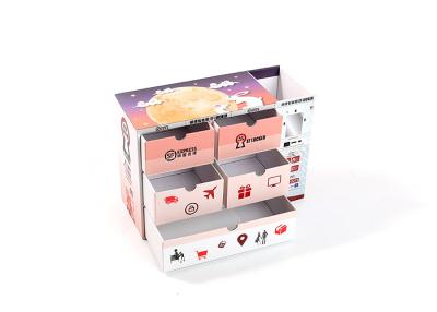 Cina Carta kraft della scatola di Candy del cartone di 5 cassetti del pezzo rigida per il vaso in vendita