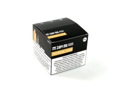 China Custom Logo Foldable Packaging Box Mattle Lamaniation Paper Card Box  0.35mm for sale