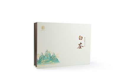 Cina Vendita al dettaglio d'imballaggio del tè di carta del magnete delle scatole di cartone di stoccaggio dell'alimento di timbratura di oro in vendita