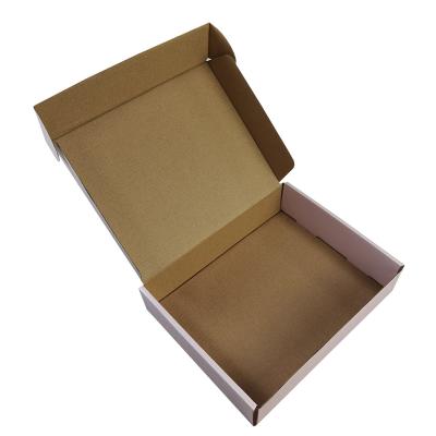 China Cajas de cartón corrugado de un solo recinto, envío de cajas de comida corrugada de Brown en venta