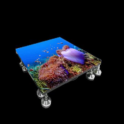 China Clevertouch Floor LED Display Screen Interactive Walking Billboards P3.91 for sale