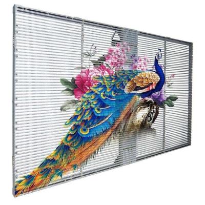 China P2.6-5.2 Glass Transparent LED Window Display Indoor High Brightness for sale