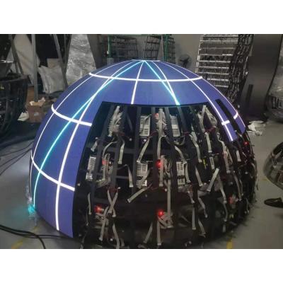 China Exibição de vídeo criativa do diodo emissor de luz da esfera de P2mm 360 graus interna à venda