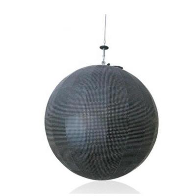 Chine L'affichage à LED 3mm créatif polychrome 360 degrés a courbé les boules faites sur commande de sphère à vendre