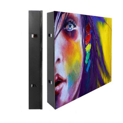 China 4mm P3.91 Indoor Full Color LED Screen Right Corner Column Video Wall Mounted for sale